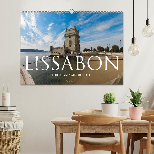 Produktbild: Lissabon &ndash; Portugals Metropole (Wandkalender 2026 DIN A2 quer), CALVENDO Monatskalender