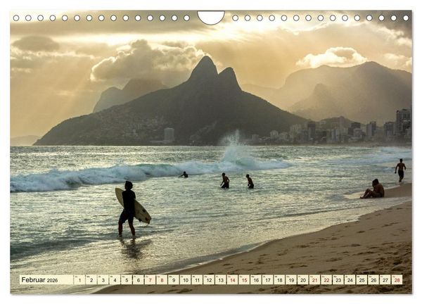 Produktbild: An Rio's Str&auml;nden (Wandkalender 2026 DIN A4 quer), CALVENDO Monatskalender