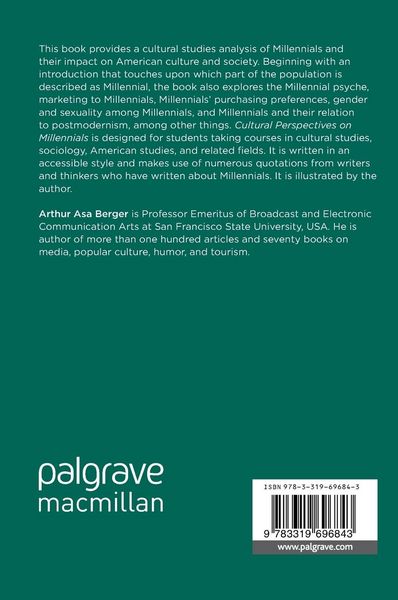 Produktbild: Cultural Perspectives on Millennials