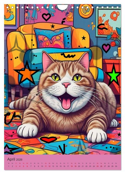 Produktbild: Meine Katze ist der Chef (Wandkalender 2026 DIN A4 hoch), CALVENDO Monatskalender