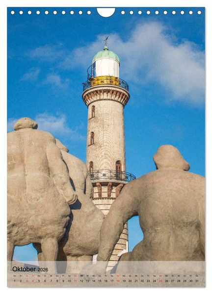 Produktbild: Hansestadt Rostock - Sehensw&uuml;rdigkeiten der Ostseemetropole (Wandkalender 2026 DIN A4 hoch), CALVENDO Monatskalender