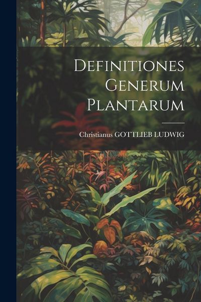 Produktbild: Definitiones Generum Plantarum