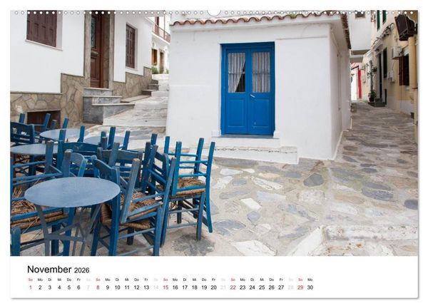 Produktbild: Al&oacute;nnisos, Ski&aacute;thos, Sk&oacute;pelos (Wandkalender 2026 DIN A2 quer), CALVENDO Monatskalender