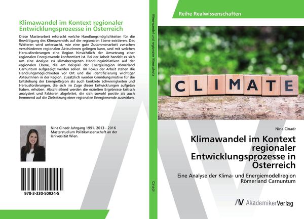 Produktbild: Klimawandel im Kontext regionaler Entwicklungsprozesse in &Ouml;sterreich