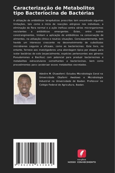 Produktbild: Caracteriza&ccedil;&atilde;o de Metabolitos tipo Bacteriocina de Bact&eacute;rias