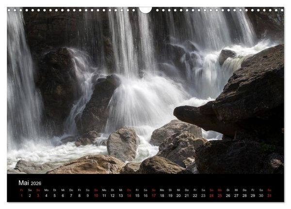 Produktbild: Kuhflucht Wasserf&auml;lle bei Farchant (Wandkalender 2026 DIN A3 quer), CALVENDO Monatskalender