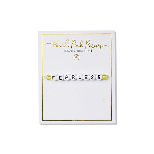 Produktbild: Armband "FEARLESS" Gelb