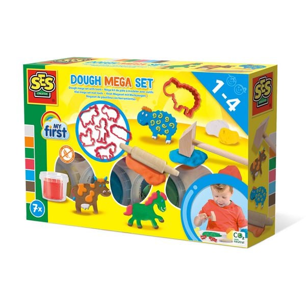 Produktbild: SES CREATIVE Knete My First Mega-Set mit Werkzeugen