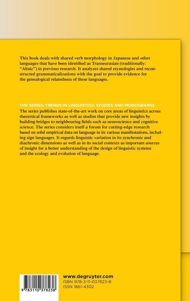 Produktbild: Diachrony of Verb Morphology