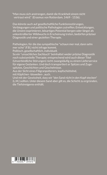 Produktbild: Unverbindliche St&ouml;rungen