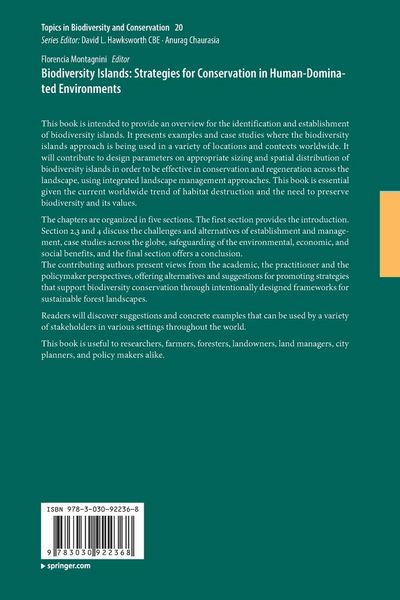 Produktbild: Biodiversity Islands: Strategies for Conservation in Human-Dominated Environments