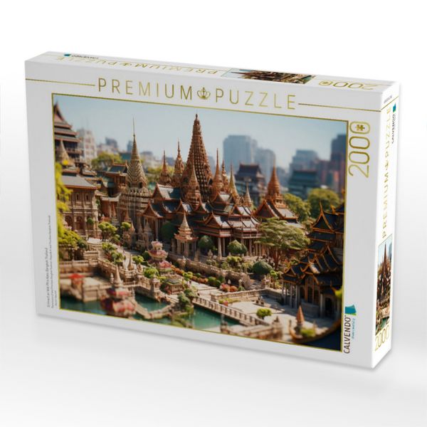Produktbild: CALVENDO Puzzle Erinnert an Wat Phra Kaeo Bangkok Thailand | 2000 Teile Lege-Gr&ouml;&szlig;e 90x67cm Foto-Puzzle f&uuml;r gl&uuml;ckliche Stunden