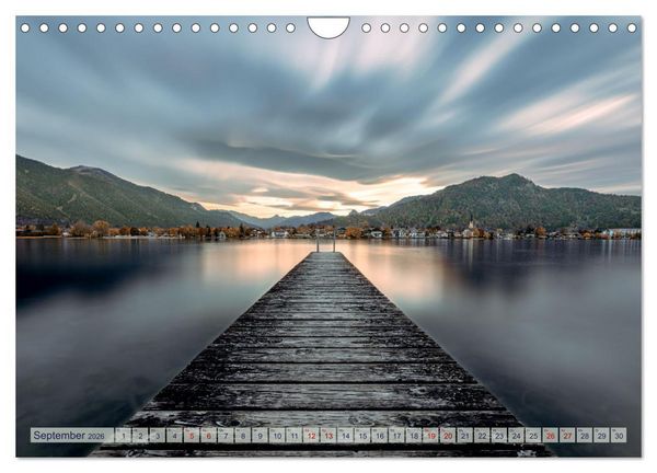 Produktbild: Malerischer Tegernsee (Wandkalender 2026 DIN A4 quer), CALVENDO Monatskalender