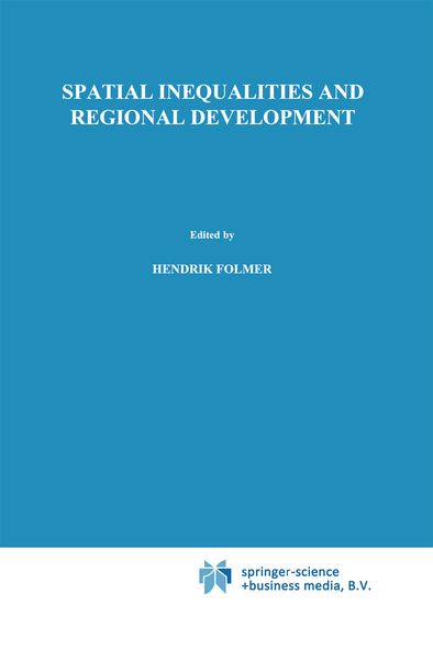 Produktbild: Spatial inequalities and regional development