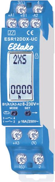 Eltako Stromstoß-Schalter Hutschiene ESR12DDX-UC 2 Schließer 230V 8A 2000W 1St.