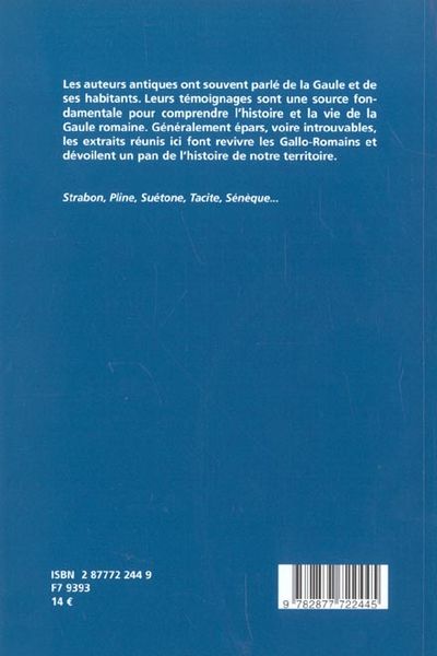 Produktbild: Gaule Romaine D'Apres les Auteurs Antiques