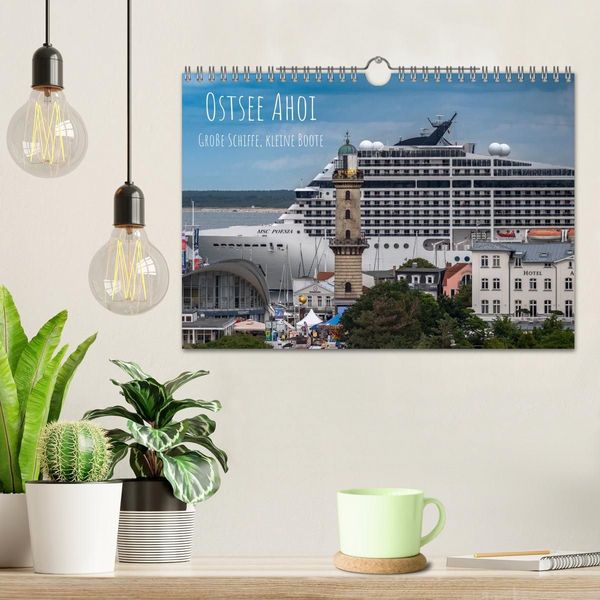 Produktbild: Ostsee Ahoi - Gro&szlig;e Schiffe, kleine Boote (Wandkalender 2027 DIN A4 quer), CALVENDO Monatskalender