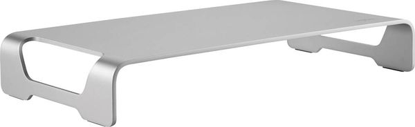 LogiLink Tabletop monitor riser, aluminum Monitor-Erhöhung Höhen-Bereich: 6.3 cm (max) Silber