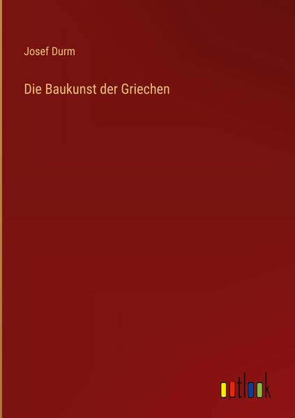 Produktbild: Die Baukunst der Griechen