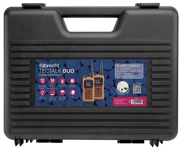 Produktbild: Albrecht Tectalk Duo PMR446 + Freenet 29149.S1 Freenet-Funkger&auml;t 2er Set