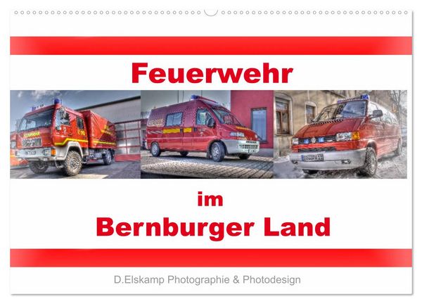 Produktbild: Feuerwehr im Bernburger Land (Wandkalender 2026 DIN A2 quer), CALVENDO Monatskalender
