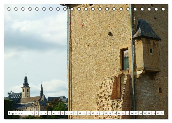 Produktbild: Luxemburg entlang des Wenzelwegs (Tischkalender 2026 DIN A5 quer), CALVENDO Monatskalender