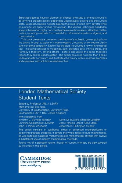 Produktbild: A Course in Stochastic Game Theory