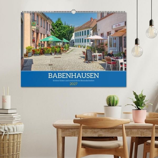Produktbild: Babenhausen - Sch&ouml;ne Ecken und erstaunliche Besonderheiten (Wandkalender 2027 DIN A2 quer), CALVENDO Monatskalender