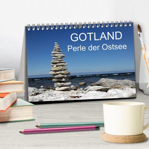 Produktbild: Gotland - Perle der Ostsee (Tischkalender 2026 DIN A5 quer), CALVENDO Monatskalender