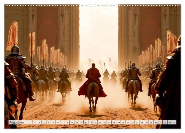 Produktbild: Camelot &ndash; Aufstieg und Fall einer Legende (hochwertiger Premium Wandkalender 2027 DIN A2 quer), Kunstdruck in Hochglanz