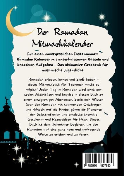 Produktbild: Der Ramadan Mitmachkalender f&uuml;r Teenager. Black & White Edition