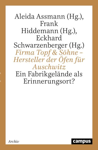 Produktbild: Firma Topf & S&ouml;hne - Hersteller der &Ouml;fen f&uuml;r Auschwitz