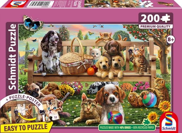 Produktbild: Gartenpicknick f&uuml;r Hund und Katze 200 Teile