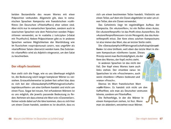 Warum die Wörter im Deutschen so lang sind