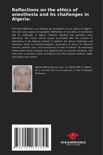 Produktbild: Reflections on the ethics of anesthesia and its challenges in Algeria: