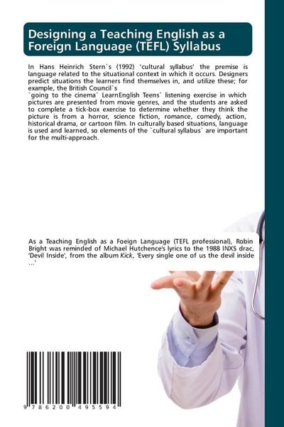 Produktbild: Designing a Teaching English as a Foreign Language (TEFL) Syllabus