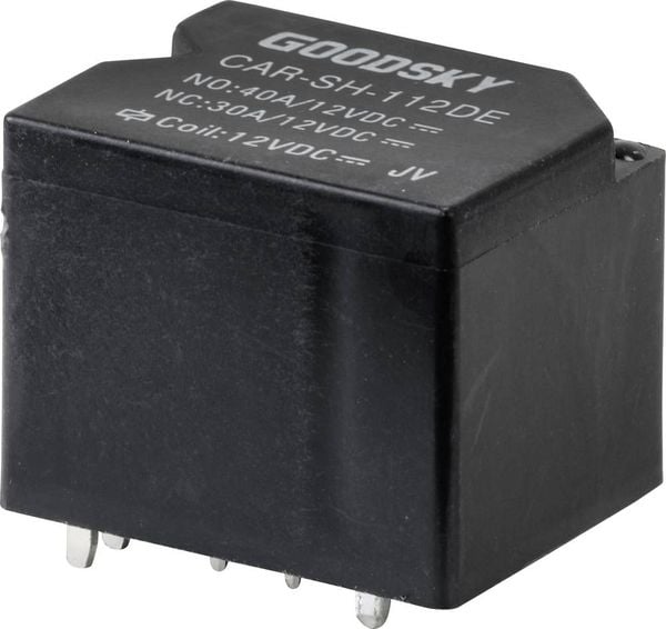 Produktbild: GoodSky CAR-SH-112DE Kfz-Relais 12 V/DC 40A 1 Wechsler Tray