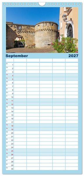 Produktbild: Familienplaner 2027 - Freinsheim - So Wunderbar mit 5 Spalten (Wandkalender, 21 x 45 cm) CALVENDO