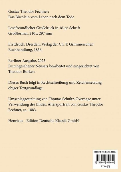 Produktbild: Das B&uuml;chlein vom Leben nach dem Tode (Gro&szlig;druck)