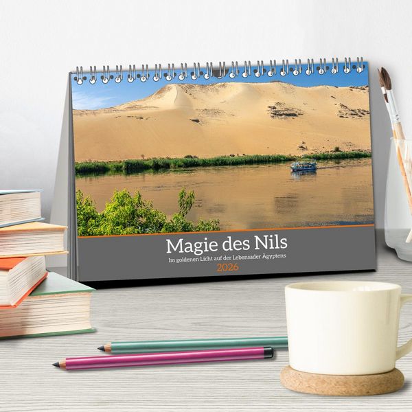 Produktbild: Magie des Nils (Tischkalender 2026 DIN A5 quer), CALVENDO Monatskalender