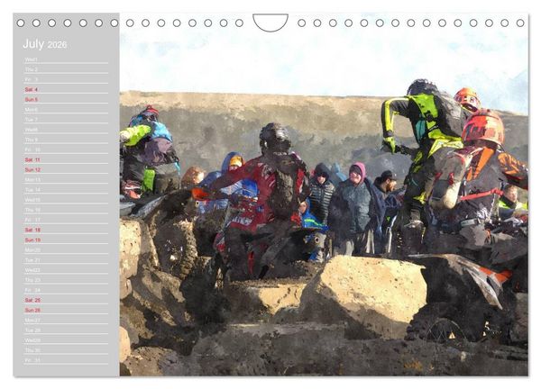 Produktbild: ENDURO RACING 2 (Wall Calendar 2026 DIN A4 landscape), CALVENDO 12 Month Wall Calendar