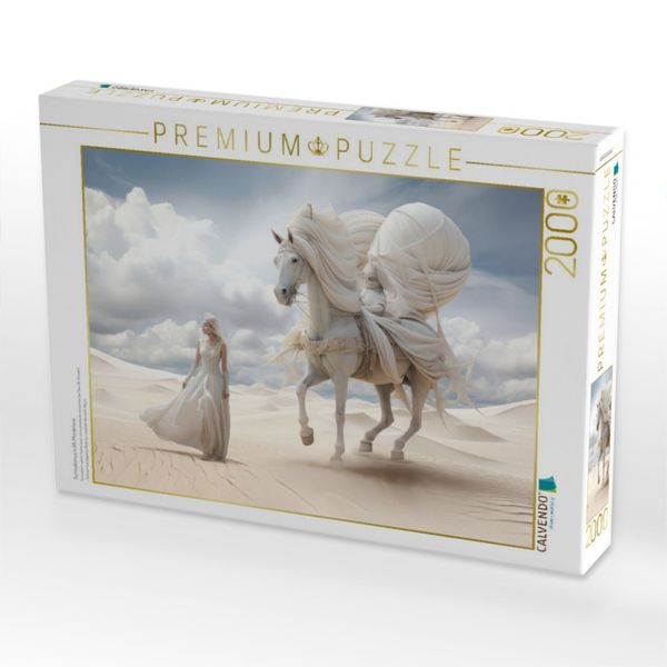 Produktbild: CALVENDO Puzzle Surrealismus trifft Pferdefans | 2000 Teile Lege-Gr&ouml;&szlig;e 90x67cm Foto-Puzzle f&uuml;r gl&uuml;ckliche Stunden