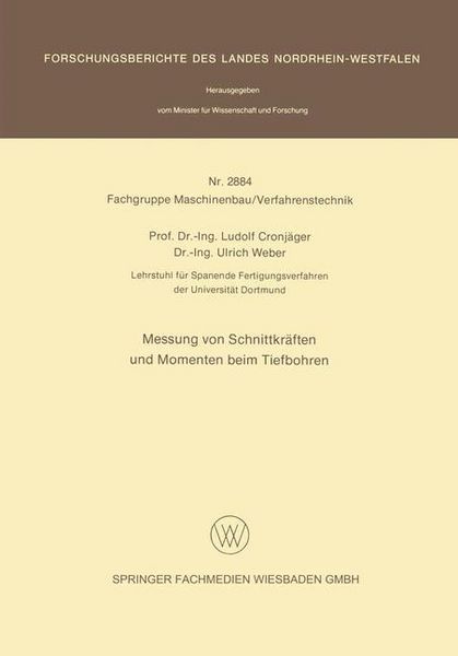 Produktbild: Messung von Schnittkr&auml;ften und Momenten beim Tiefbohren