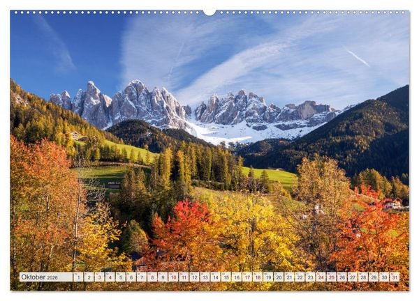 Produktbild: Italien - Eine Reise durch Bel Paese (hochwertiger Premium Wandkalender 2026 DIN A2 quer), Kunstdruck in Hochglanz