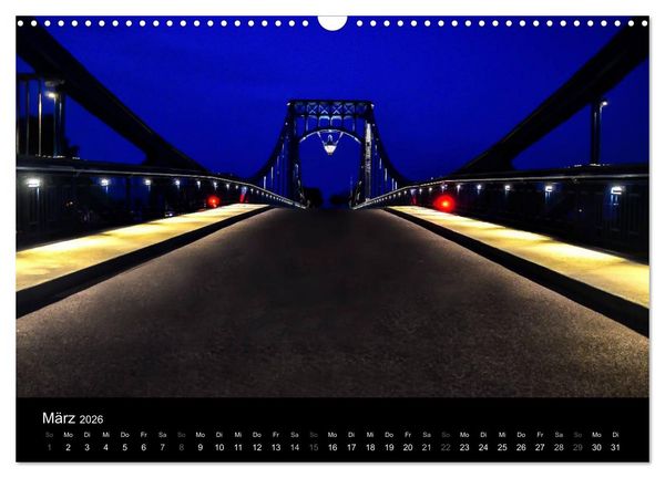 Produktbild: Kaiser-Wilhelm-Br&uuml;cke Wilhelmshaven (Wandkalender 2026 DIN A3 quer), CALVENDO Monatskalender