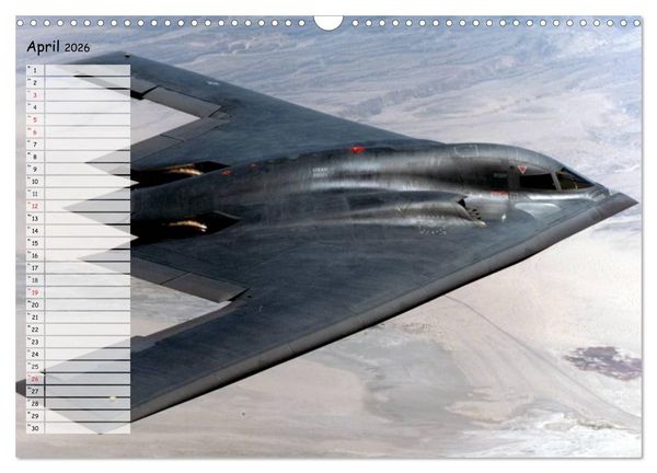 Produktbild: Luftwaffe. Kampfflugzeuge der USA (Wandkalender 2026 DIN A3 quer), CALVENDO Monatskalender