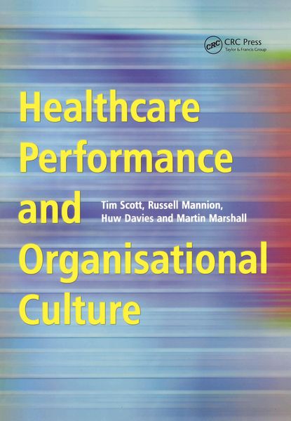 Produktbild: Healthcare Performance and Organisational Culture