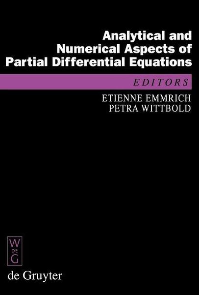 Produktbild: Analytical and Numerical Aspects of Partial Differential Equations