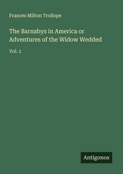 Produktbild: The Barnabys in America or Adventures of the Widow Wedded