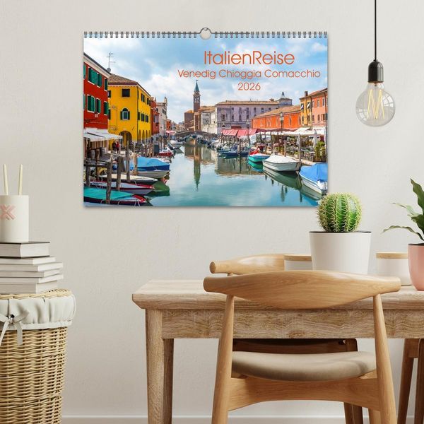 Produktbild: ItalienReise Venedig Chioggia Comacchio (Wandkalender 2026 DIN A3 quer), CALVENDO Monatskalender